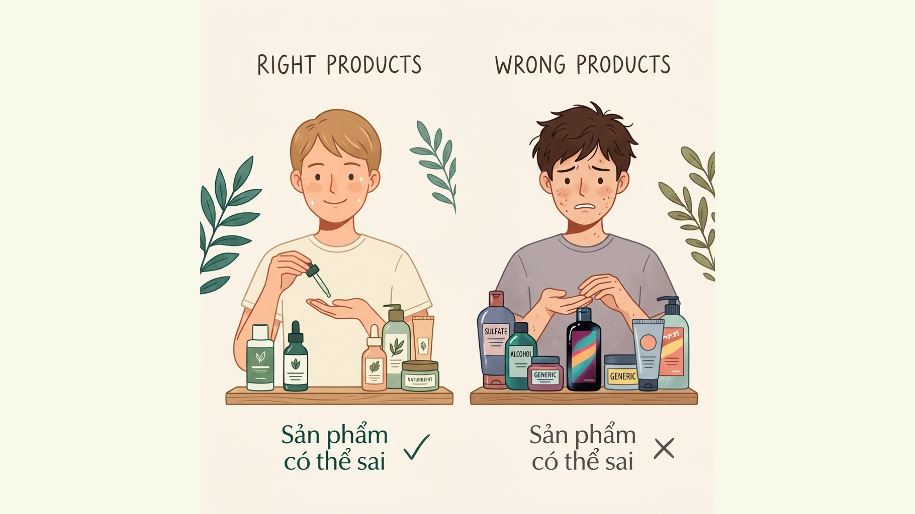 Skincare không sai, nhưng sản phẩm bạn dùng có thể sai