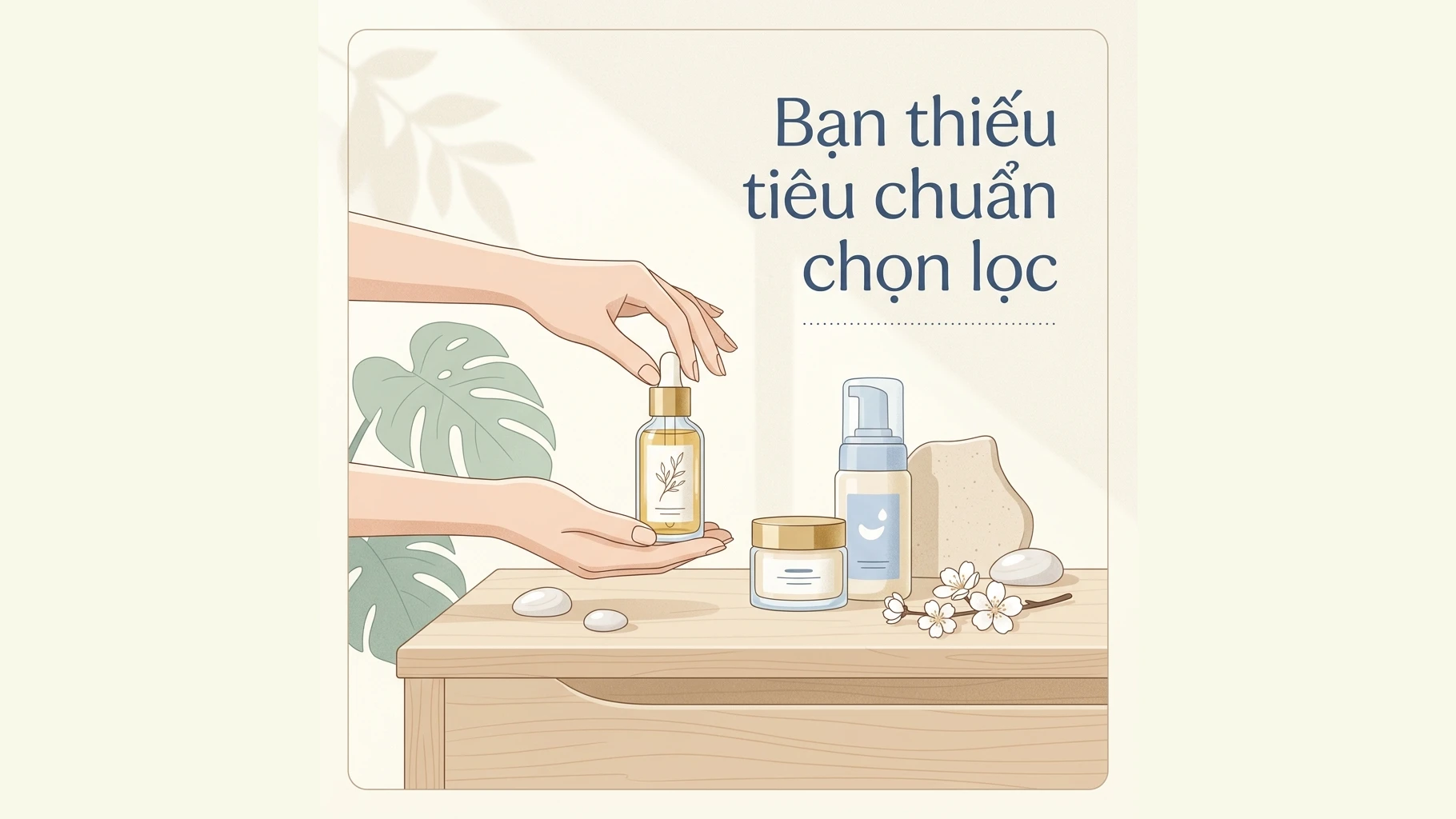 Bạn không thiếu sản phẩm — bạn thiếu một tiêu chuẩn chọn sản phẩm