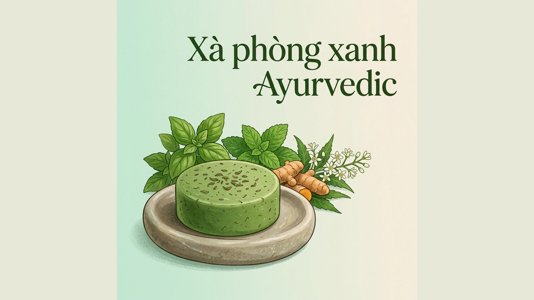 Loại xà phòng xanh đặc trưng từ Ấn Độ: Có thực sự tốt cho da mụn lưng?