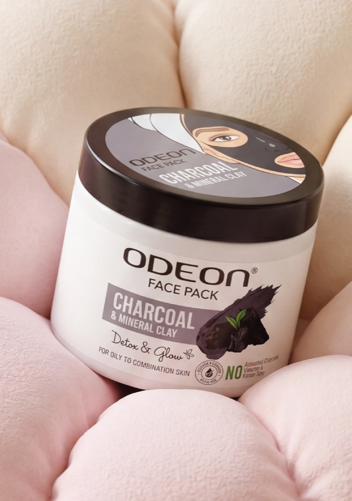 ODEON FACE PACK CHARCOAL & MINERAL CLAY