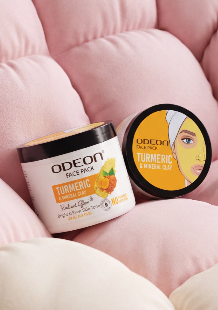 ODEON FACE PACK TURMERIC & MINERAL CLAY